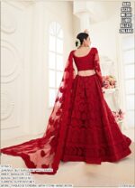 Heavy Butterfly Net Beautiful Embroidery Work Bridal Lehenga Choli