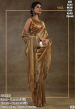 Make Your Look Unique In Parties By Opting For This Zarkan Worked Banarasi Silk Sarees
