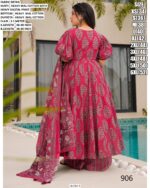 Heavy Digital Printed Mal Cotton Festive Wear Anarkali Kurti Set With Dupatta, Book Online!