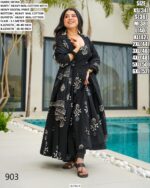 Heavy Digital Printed Mal Cotton Festive Wear Anarkali Kurti Set With Dupatta, Book Online!