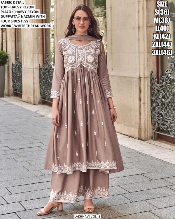 Fashionable Worked Heavy Rayon Readymade Salwar Kameez Collection