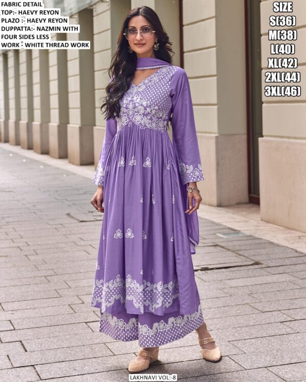 Fashionable Worked Heavy Rayon Readymade Salwar Kameez Collection