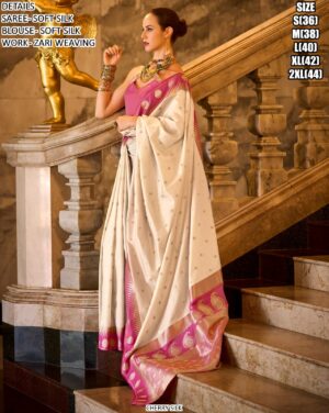 Enrich Your Wardrobe With Our Latest Collection Of Soft Silk Weaving Sarees