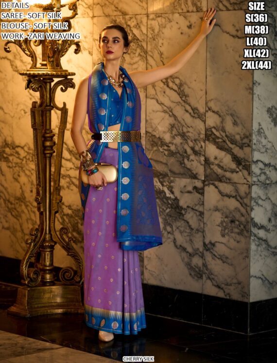 Enrich Your Wardrobe With Our Latest Collection Of Soft Silk Weaving Sarees