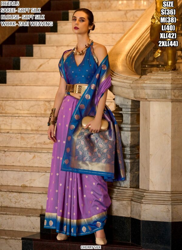 Enrich Your Wardrobe With Our Latest Collection Of Soft Silk Weaving Sarees