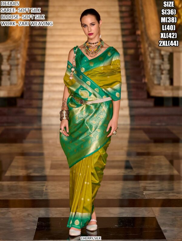 Enrich Your Wardrobe With Our Latest Collection Of Soft Silk Weaving Sarees