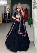 Immerse Yourself In Elegance With Our "Enchanted Evenings" Black Lehenga Choli