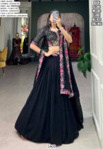 Immerse Yourself In Elegance With Our "Enchanted Evenings" Black Lehenga Choli