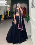 Immerse Yourself In Elegance With Our "Enchanted Evenings" Black Lehenga Choli
