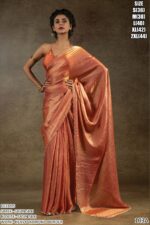 Satin Silk Luxurious Partywear One Minute Saree With Un-Stitched Blouse