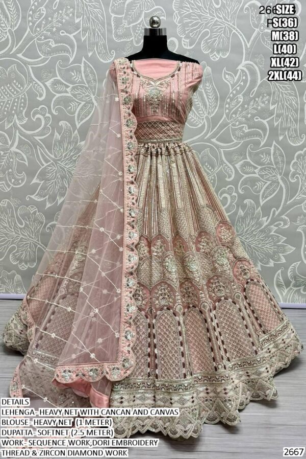 Glam Up Your Wedding Outfits And Adorn Yourself In Opulence Wearing This Elegant Lehenga Choli