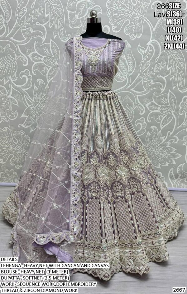 Glam Up Your Wedding Outfits And Adorn Yourself In Opulence Wearing This Elegant Lehenga Choli