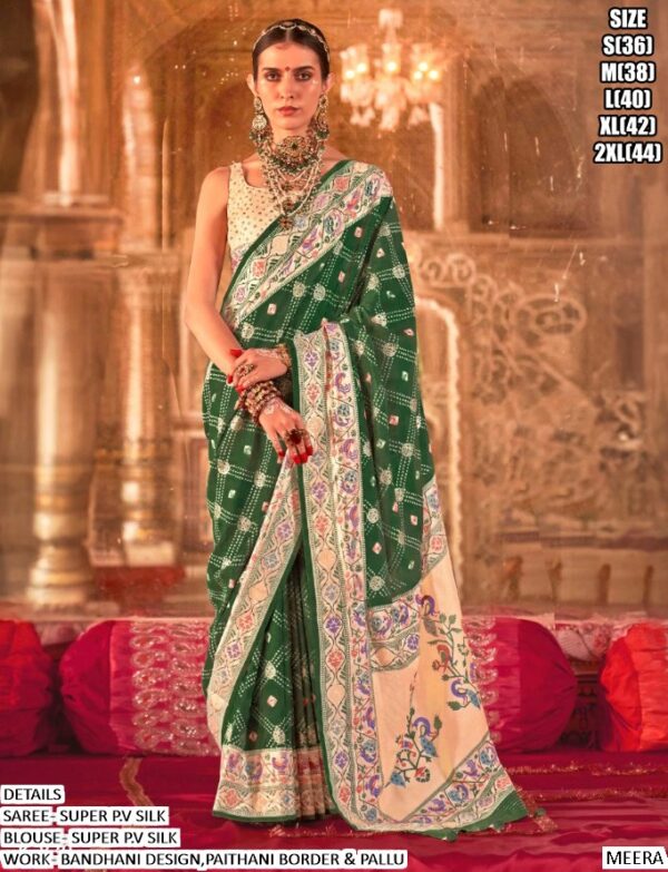 Enhance Your Festive And Wedding Wardrobe With The Super P.V Silk Patola Sarees