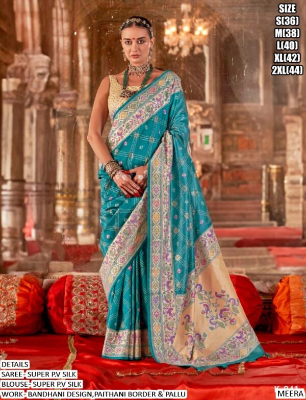 Enhance Your Festive And Wedding Wardrobe With The Super P.V Silk Patola Sarees