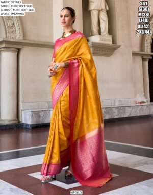 Presenting Enchanting Designer Soft Silk Sarees For Indian Festivals And Weddings