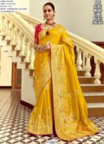 Drape Yourself In The Resplendent Charm Of The Ethnicrang's Latest Designer Dola Silk Sarees