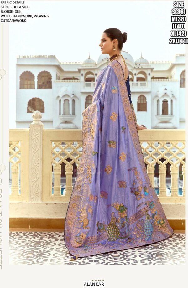 Drape Yourself In The Resplendent Charm Of The Ethnicrang's Latest Designer Dola Silk Sarees