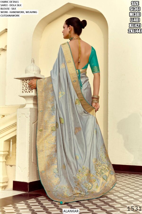 Drape Yourself In The Resplendent Charm Of The Ethnicrang's Latest Designer Dola Silk Sarees
