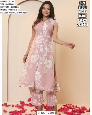 Enjoy Your Summer With Our Amazing Printed Cotton Kurta Co-ord Sets With Trendy Designs