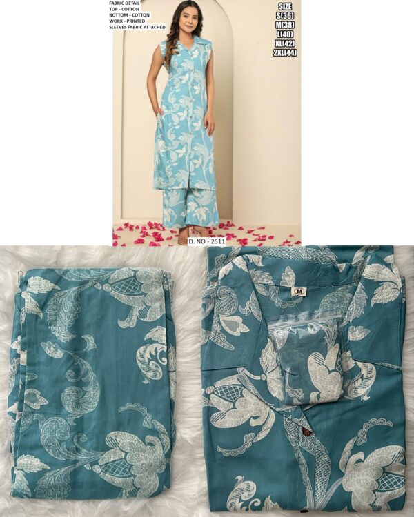 Enjoy Your Summer With Our Amazing Printed Cotton Kurta Co-ord Sets With Trendy Designs