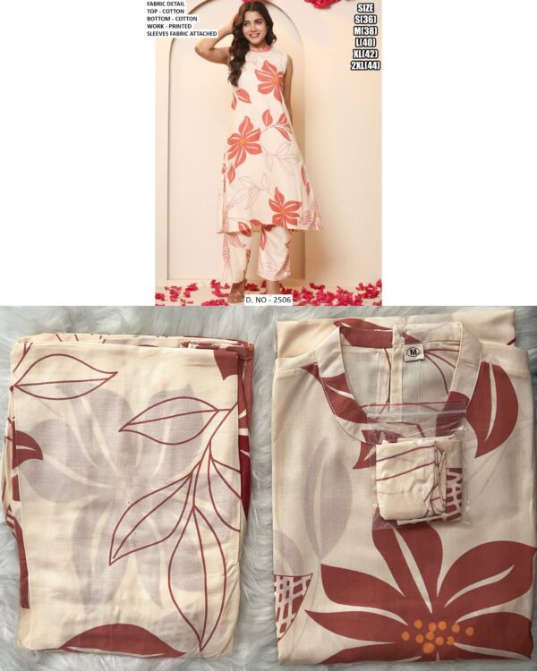 Enjoy Your Summer With Our Amazing Printed Cotton Kurta Co-ord Sets With Trendy Designs