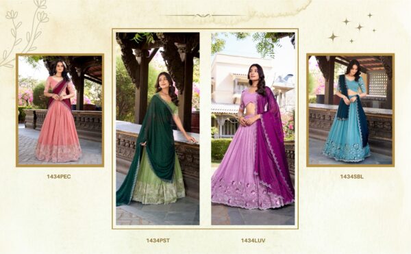 Get Ready To Dazzle In This Beautifully Crafted Silver Glossy Lehenga Choli