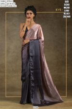 Ready To Wear Satin Silk Lovely Coloured Plain Party Sarees Online Now!