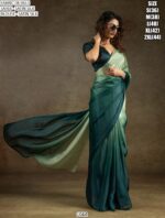 Ready To Wear Satin Silk Lovely Coloured Plain Party Sarees Online Now!