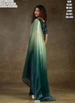 Ready To Wear Satin Silk Lovely Coloured Plain Party Sarees Online Now!