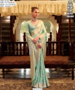 Shella Silver Wholesale Soft Satin Silk Wedding Wear Un-Stitched Saree Collection