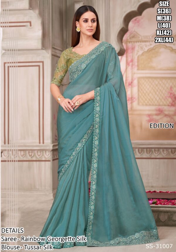 Dazzle And Sizzle Any Party That You're Invited To With Our Beautiful Designer Partywear Sarees
