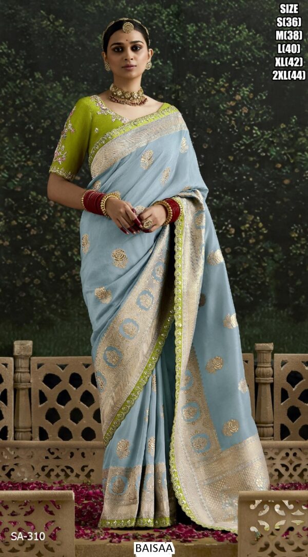 Introducing Our Stunning Designer Dola Silk Sarees, A Must-Have Addition To Your Wedding Collection