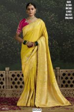 Introducing Our Stunning Designer Dola Silk Sarees, A Must-Have Addition To Your Wedding Collection
