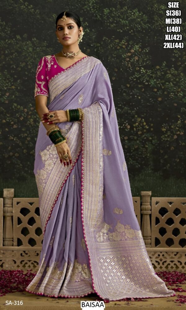Introducing Our Stunning Designer Dola Silk Sarees, A Must-Have Addition To Your Wedding Collection