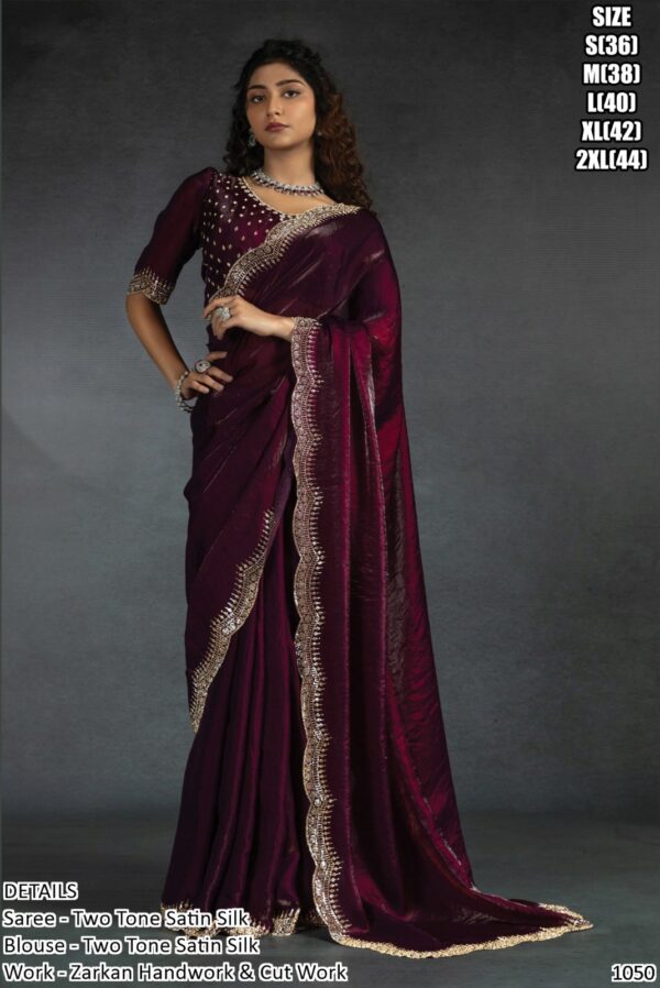 Look Ravishing In This Amazing Party Wear Designer Readymade Sarees