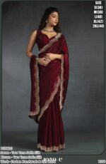 Look Ravishing In This Amazing Party Wear Designer Readymade Sarees