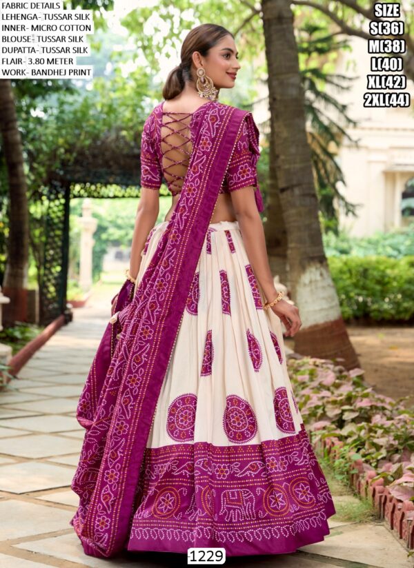 Step Into Festive Celebrations With This Enchanting Bandhej Printed Lehenga Cholis