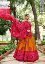 Step Into Festive Celebrations With This Enchanting Bandhej Printed Lehenga Cholis