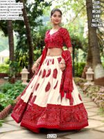 Step Into Festive Celebrations With This Enchanting Bandhej Printed Lehenga Cholis