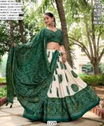 Step Into Festive Celebrations With This Enchanting Bandhej Printed Lehenga Cholis