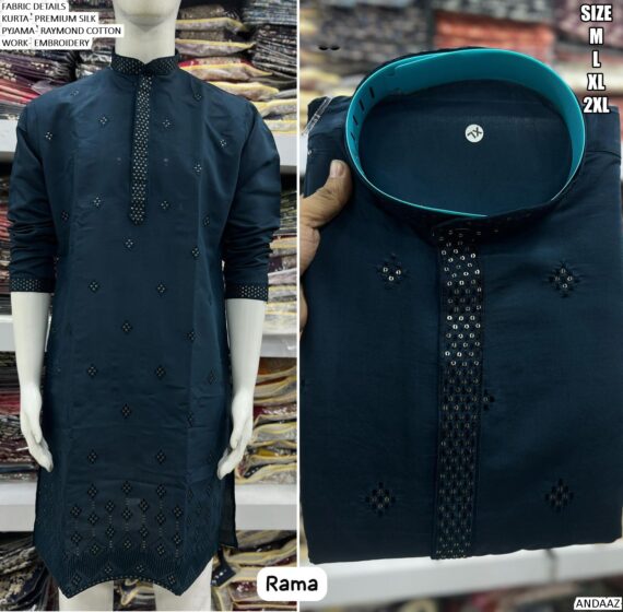 Be Your Own Style Charm With Our Premium Silk Men's Kurta And Pyjama Collection