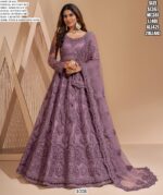 Elegant Butterfly Net Stone And Embroidered Wedding Bridal Lehenga Choli