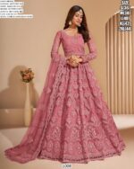 Elegant Butterfly Net Stone And Embroidered Wedding Bridal Lehenga Choli
