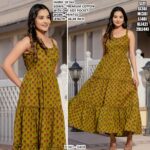 New Arrival : Floral Printed Readymade Gown Collection In Cotton