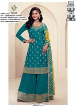 Shine Bright In Parties As You Wear This Designer Chinon Salwar Kameez Suits