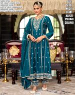 Ready To Wear In Festivals! Heavy Chinon Embroidered Pakistani Salwar Suits