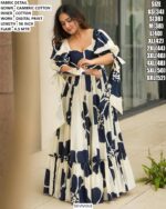 Cambric Cotton Multi Colours Of Beach Wear Readymade Printed Gown