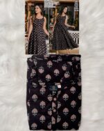 New Arrival : Floral Printed Readymade Gown Collection In Cotton