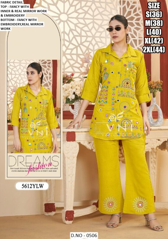 Our Readymade Cotton Dresses, Floral Co-ords And Mirror Work Fusion Sets