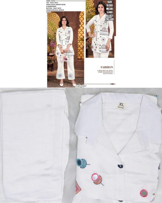 Our Readymade Cotton Dresses, Floral Co-ords And Mirror Work Fusion Sets